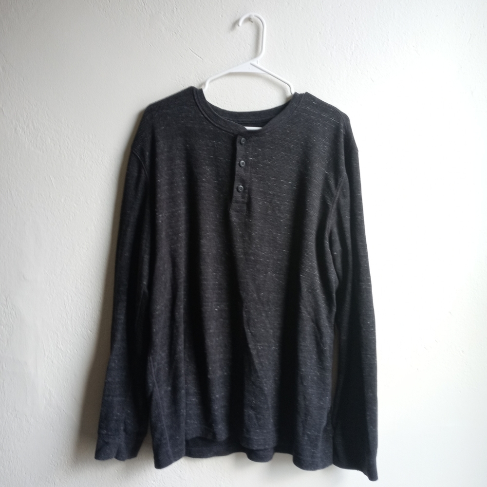 Sonoma Dark Gray Men's Long Sleeved Shirt